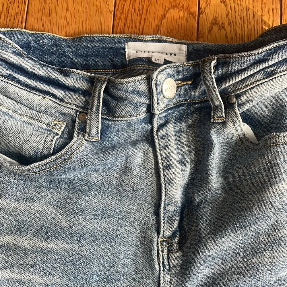 Risen Original Vintage Light Wash Jeans size 5/27 - Picture 3 of 5